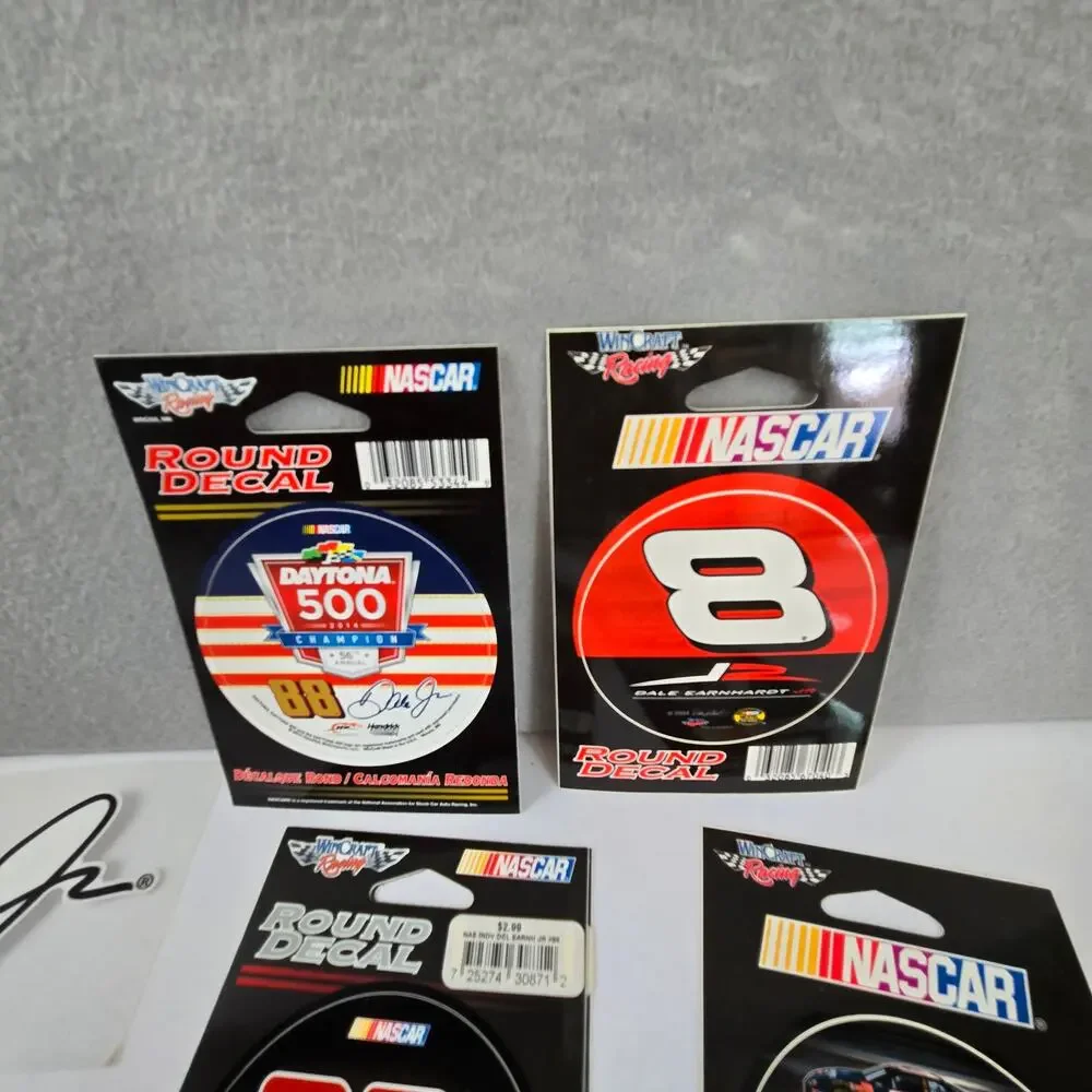 NASCAR Dale Jr, Dale Sr, Jeff Gordon, Jimmie Johnson, Car Decals-Stickers-Sign